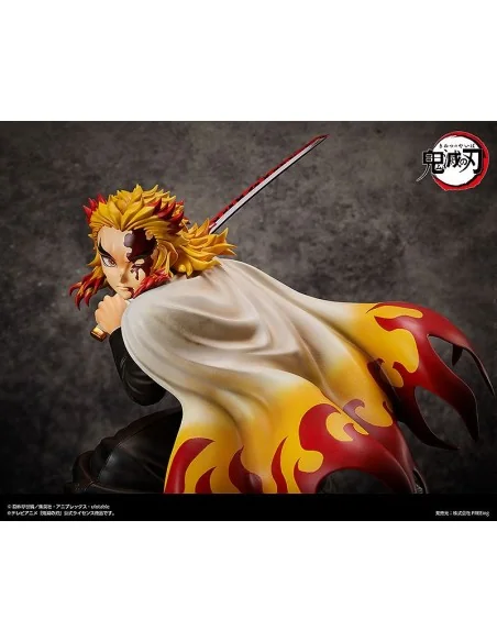 Kyojuro Rengoku Figura 42 Cc Cm Kimetsu No Yaiba 1/4 Scale