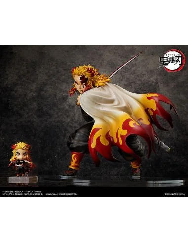 Kyojuro Rengoku Figura 42 Cc Cm Kimetsu No Yaiba 1/4 Scale