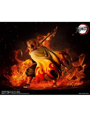 Kyojuro Rengoku Figura 42 Cc Cm Kimetsu No Yaiba 1/4 Scale