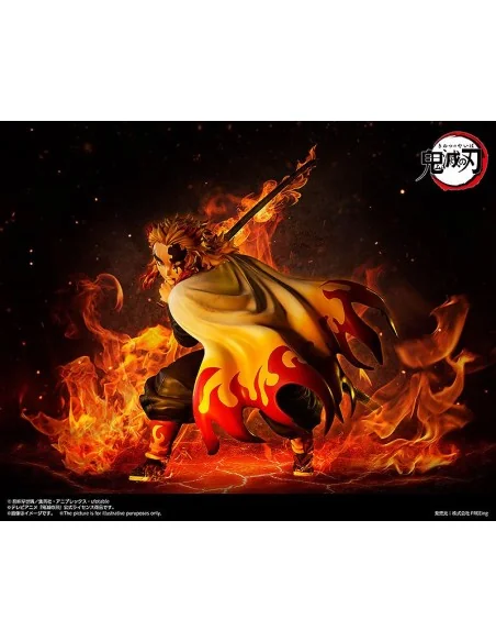 Kyojuro Rengoku Figura 42 Cc Cm Kimetsu No Yaiba 1/4 Scale