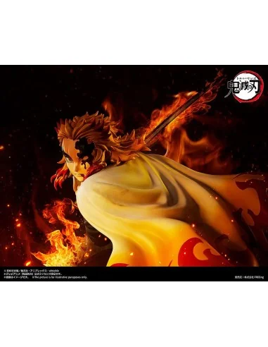 Kyojuro Rengoku Figura 42 Cc Cm Kimetsu No Yaiba 1/4 Scale