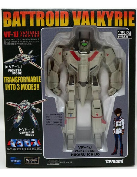 Macross 1/100 Vf-1j Ichijo Valkyrie Macross Saga: Retro Transformable Collection