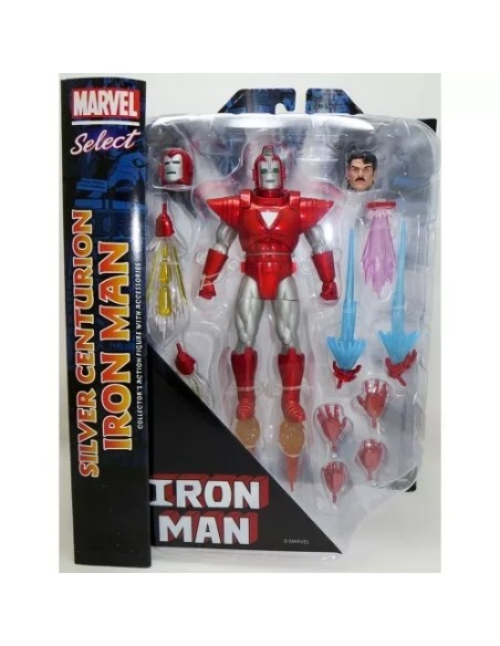 Silver Centurion Iron Man Figura Marvel Select Action Figure Re-Run