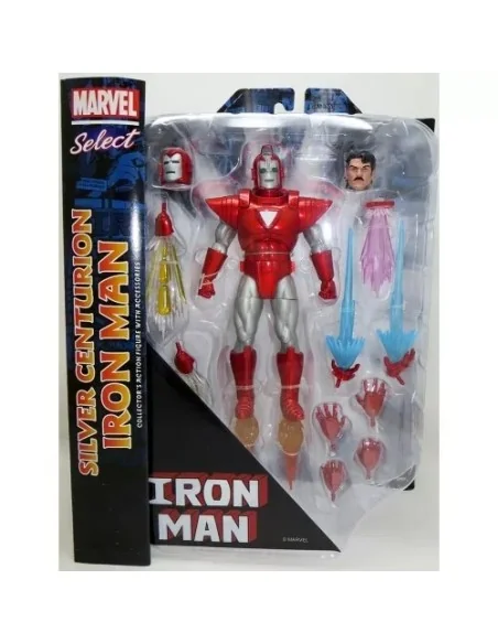 Silver Centurion Iron Man Marvel Select Action Figure 18 cm  Diamond Select