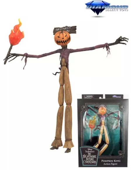 Pumpkin King Jack Fig. 24 Cm The Nightmare Before Christmas Series 2 Action Figure Re-Run