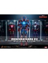 Iron Man Mark VII Diorama Die Cast DS004 D511/6 Open Armor Version 32 cm  Hot Toys