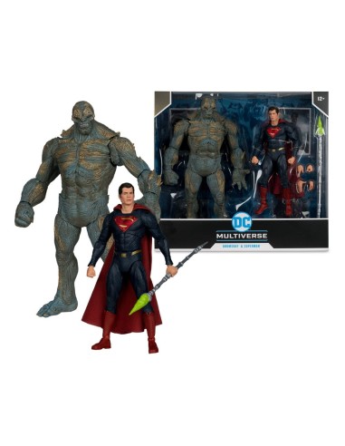 Batman v Superman: Dawn of Justice DC Multiverse Mega Action Figure 2-Pack Doomsday & Superman