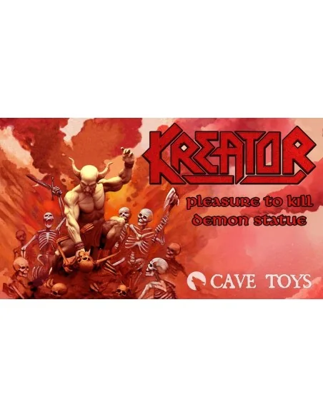 Kreator Statue 1/10 Kreator Pleasure to Kill Album Ver. 13 cm