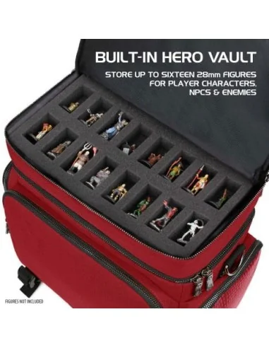 Enhance Tabletop Series Collectors Edition Adventurer's Travel Bag Red