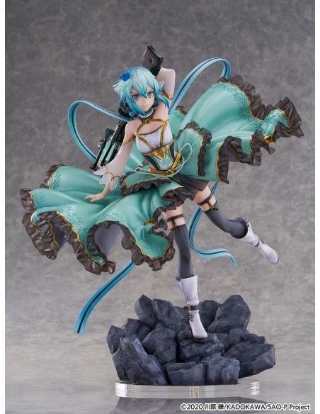 Sword Art Online SHIBUYA SCRAMBLE FIGURE PVC Statue 1/7 Sinon Crystal Dress Ver. 29 cm