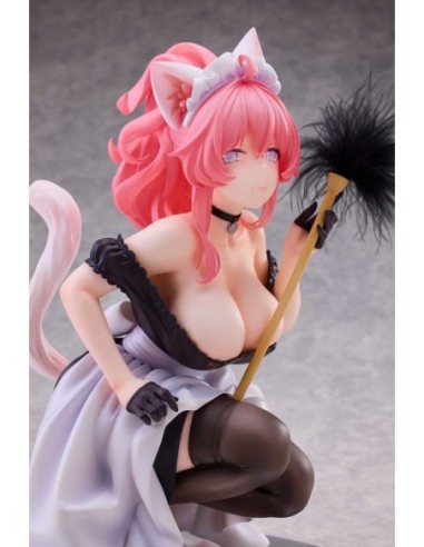 Original Character PVC Statue 1/4 Cat´s Thought Maid Cat Mochan 24 cm