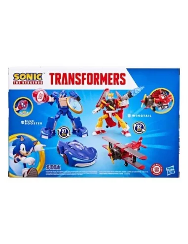 Sonic the Hedgehog x Transformers Af. Wingtail & Blue Booster 13 cm