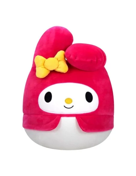 Squishmallows Plush Figure Sanrio Core My Melody Yellow Bow and Pink Suit 25 cm