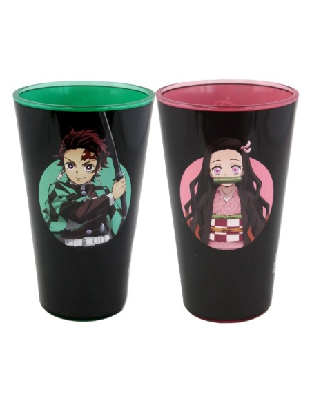 Demon Slayer Drinking Glasses 2-Pack Tanjiro & Nezuko 473 ml