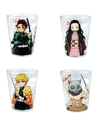 Demon Slayer Shot Glasses 4-Pack Group 59 ml