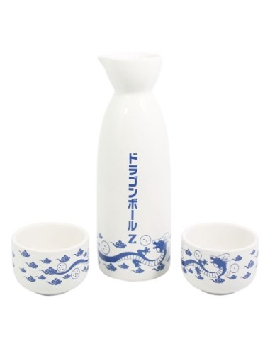 Dragon Ball Z Ceramic Sake Set Blue Shenron