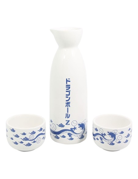 Dragon Ball Z Ceramic Sake Set Blue Shenron