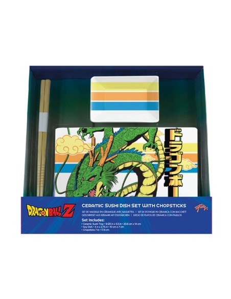 Dragon Ball Z Ceramic Sushi Set with Chopsticks Shenron