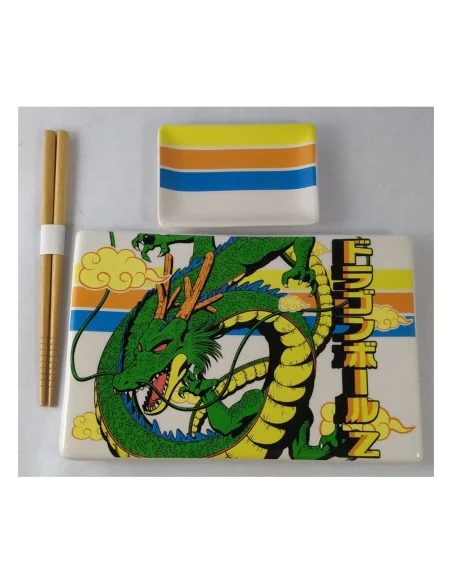 Dragon Ball Z Ceramic Sushi Set with Chopsticks Shenron