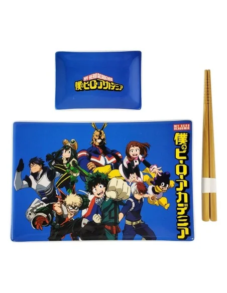 My Hero Academia Ceramic Sushi Set with Chopsticks Classe 1-A