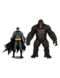 DC Justice League Monsterverse DC Multiverse Af.s 2-Pack Batman & Kong 29 cm