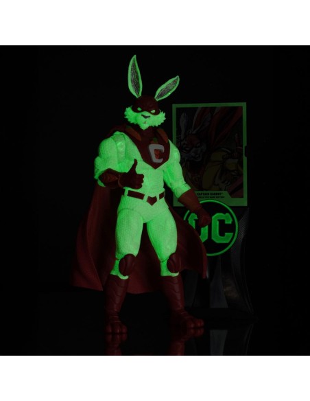 DC Multiverse Af. Captain Carrot (Justice League Incarnate) Glow In The Dark Edition (Gold Label) 18 cm