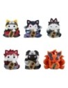 Naruto Shippuden Mega Cat Project Nyaruto! Trading Figures Fortune Cats Naruto Uzumaki & Friends Ver. 7 cm Assortment (6)  Megahouse