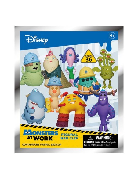 Monsters, Inc.  3D PVC Bag Clips Series 36 Display (24)