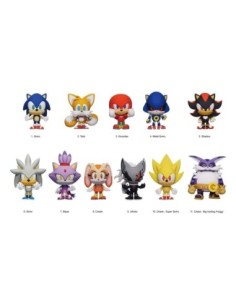 Sonic - The Hedgehog 3D PVC Bag Clips  Series 2 Display (24)