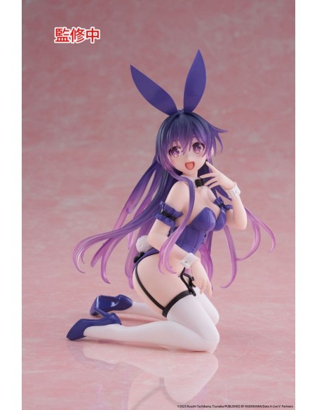 Date A Live V PVC Statue Desktop Cute Figure Tohka Yatogami Bunny Ver. 13 cm  Taito Prize