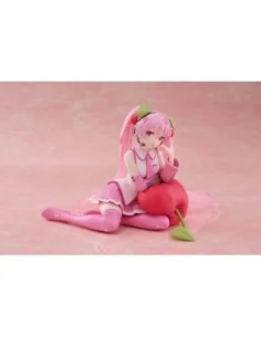 Hatsune Miku PVC Statue Desktop Cute Figure Sakura Miku Cherry Cushion Ver. 13 cm