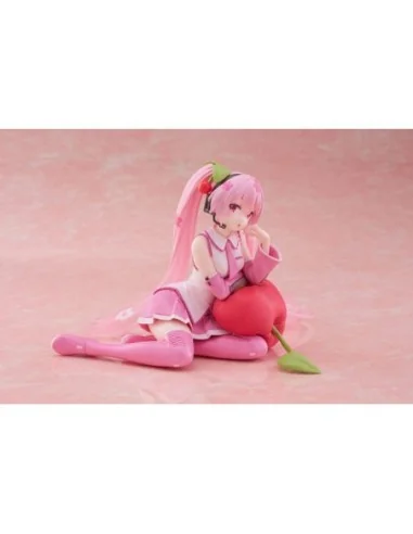 Hatsune Miku PVC Statue Desktop Cute Figure Sakura Miku Cherry Cushion Ver. 13 cm