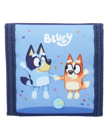 Bluey Wallet Black Bluey Best Friends Fun