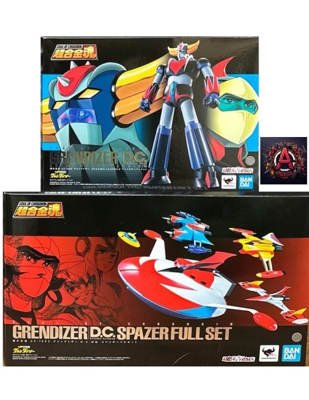 Goldrake Soul Of Chogokin GX-76SP Grendizer & GX-76X3 Spacer Full Set  Bandai Tamashii Nations