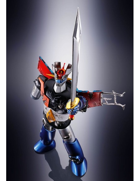 Mazinger Z Soul of Chogokin GX-105D Mazinga Kakumei Shinka Damage Ver. 17 cm