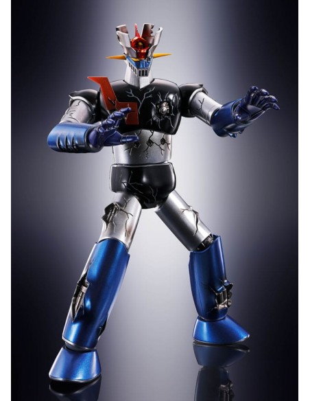 Mazinger Z Soul of Chogokin GX-105D Mazinga Kakumei Shinka Damage Ver. 17 cm