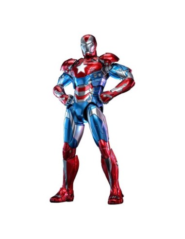 Marvel Comic Diecast Masterpiece Action Figure 1/6 Iron Patriot Hot Toys Exclusive 32 cm