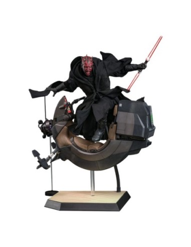 Star Wars Episode I Movie Masterpiece Action Figure 1/6 Darth Maul with Sith Speeder 29 cm