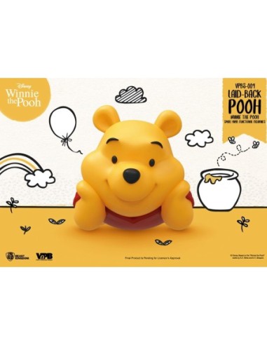 Winnie The Pooh Small Vinyl Bank laid-back Winnie 17 cm