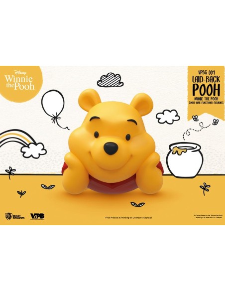 Winnie The Pooh Small Vinyl Bank laid-back Winnie 17 cm