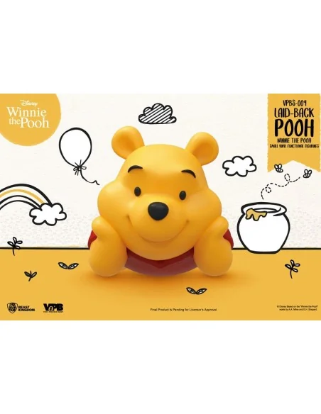 Winnie The Pooh Small Vinyl Bank laid-back Winnie 17 cm