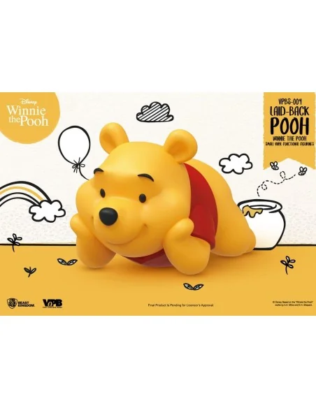 Winnie The Pooh Small Vinyl Bank laid-back Winnie 17 cm