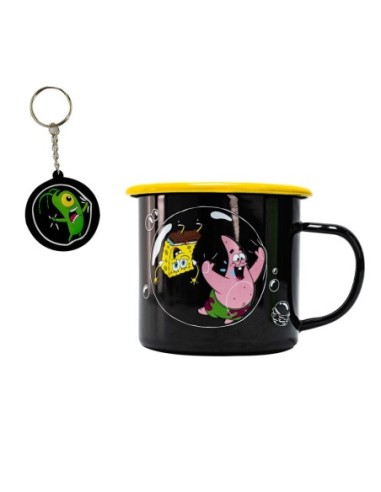 SpongeBob SquarePants Mug and Keychain Set