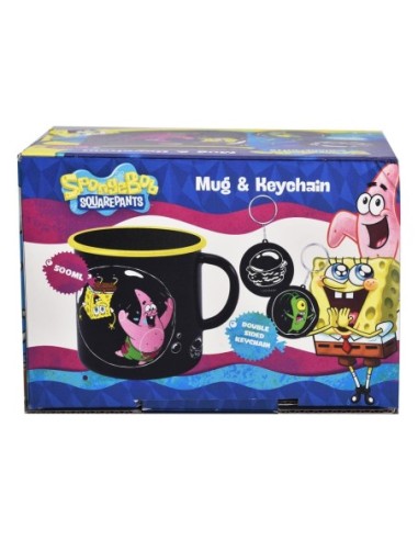 SpongeBob SquarePants Mug and Keychain Set