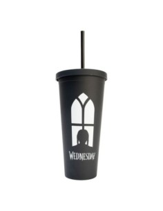 Wednesday Tumbler with Straws 485 ml