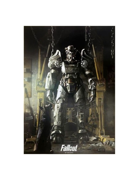 Fallout 4 Art Print Power Armor 30 x 40 cm - unframed