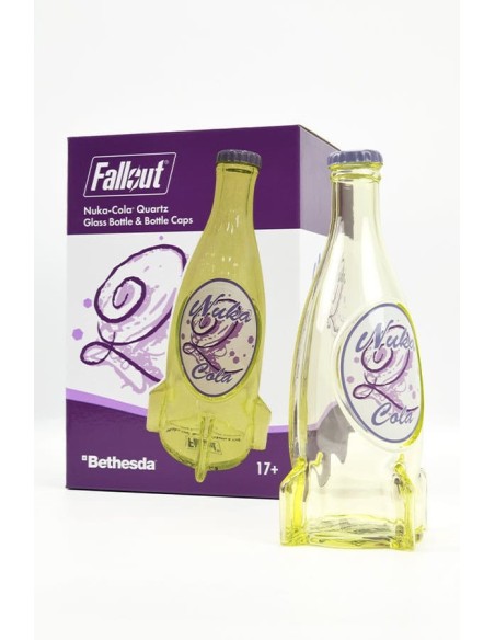 Fallout Botlle Series Glass Bottle & Cap Nuka Quartz