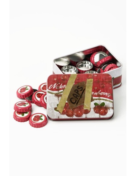 Fallout Bottle Caps Series Collectible Tin Nuka Cranberry 10 cm