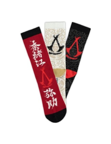 Assassin´s Creed Shadows Socks 3-Pack Crew 35-38