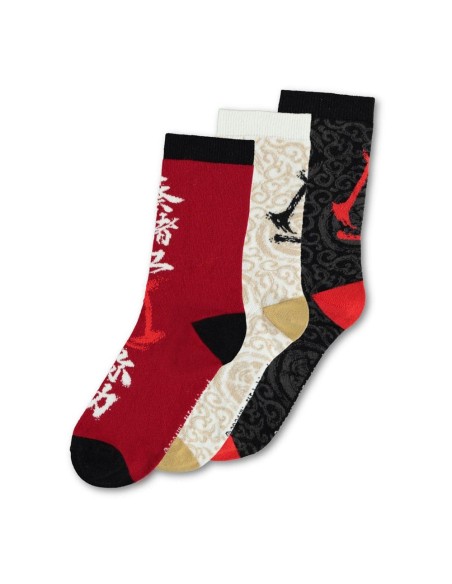 Assassin´s Creed Shadows Socks 3-Pack Crew 35-38